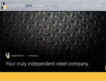 Tablet Screenshot of independentsteelcompany.com.au